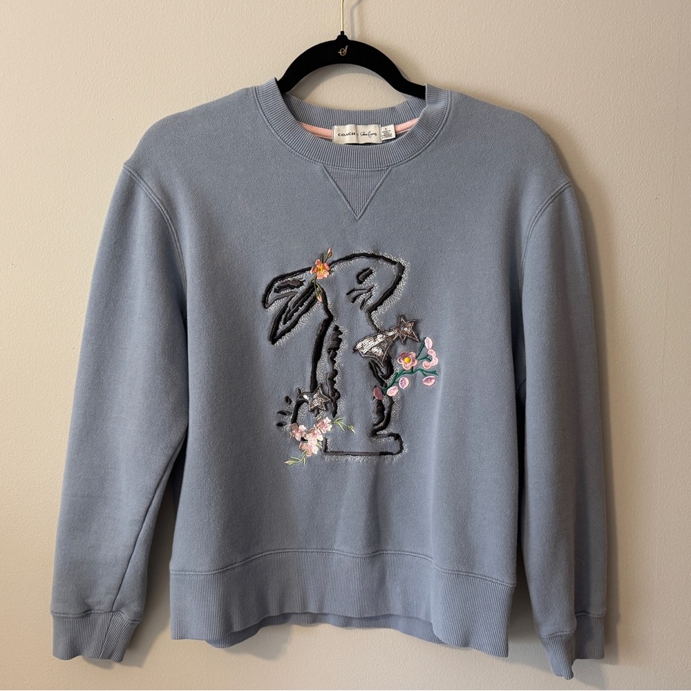 Coach x Selena Gomez Bunny Sweatshirt Size S